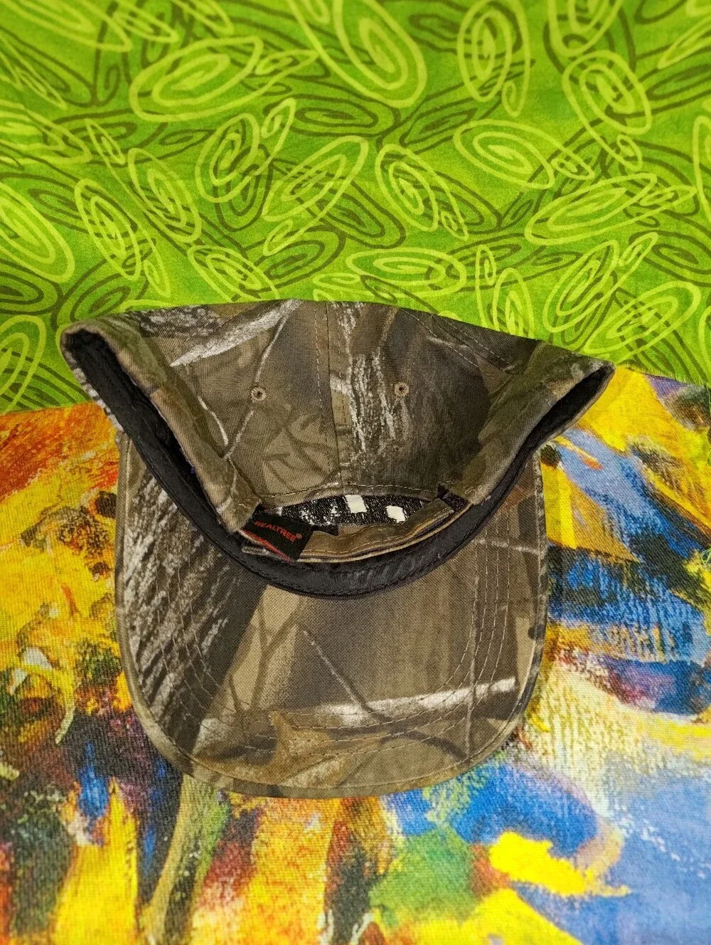 Realtreee HMT Camouflage Hunting Trucker Strap-on Hat Cap